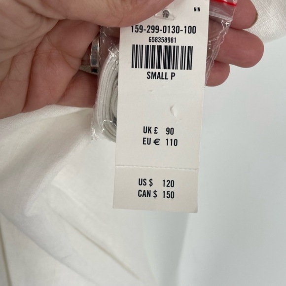 Abercrombie & Fitch Women White Removable Straps A-line Maxi Dress Size S - Picture 9 of 13